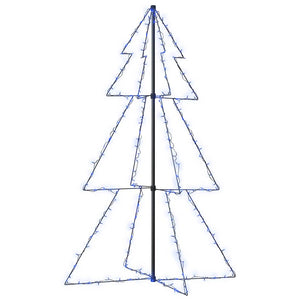 Albero di Natale a Cono 200 LED per Interni Esterni 98x150 cm 328577