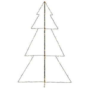 Albero di Natale a Cono 240 LED per Interni Esterni 118x180 cm cod mxl 16498