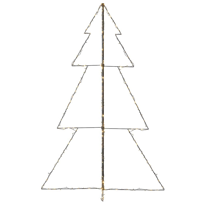 Albero di Natale a Cono-Luci decorative natalizie 240 LED per Interni Esterni 118x180 cm 354260