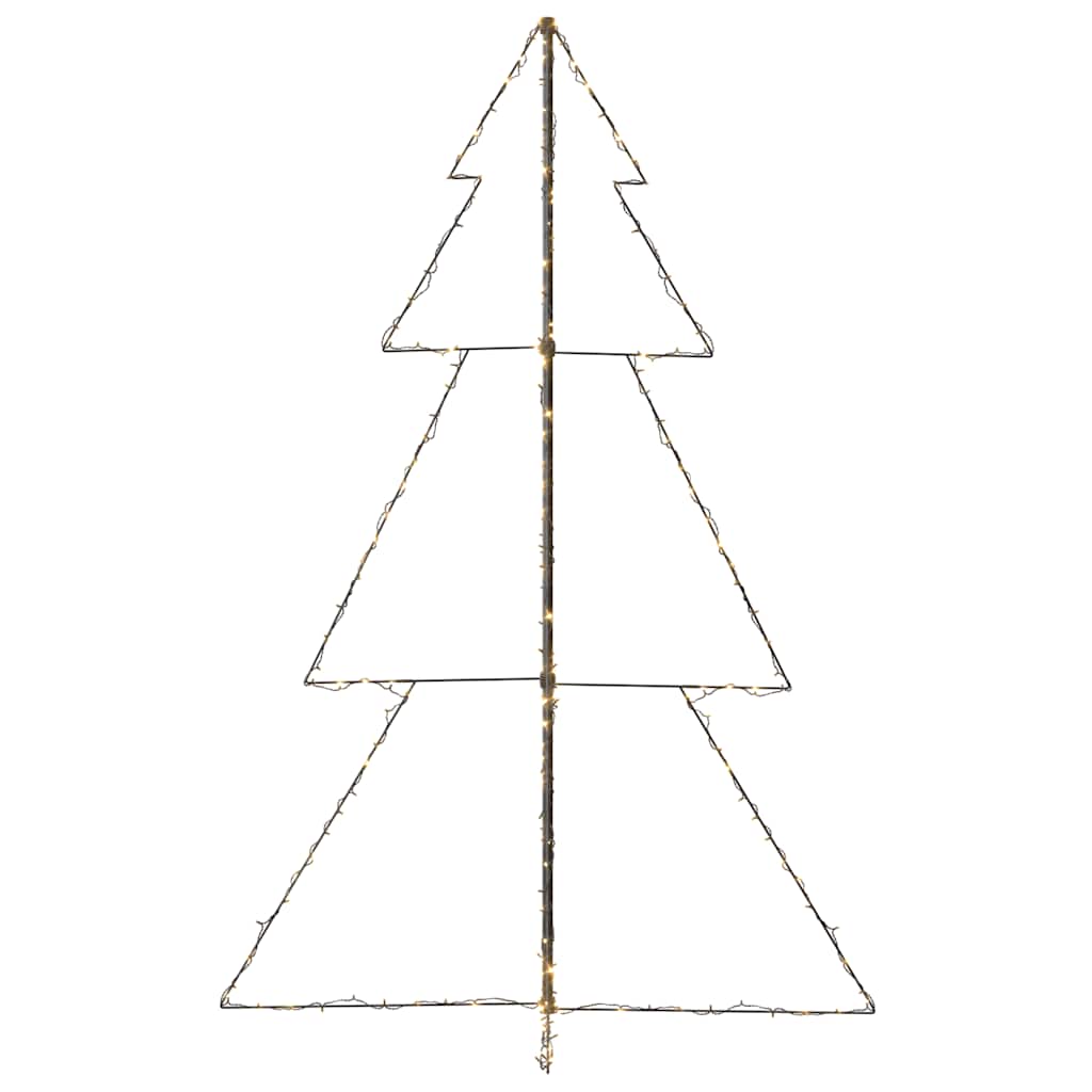 Albero di Natale a Cono 240 LED per Interni Esterni 118x180 cm 328581