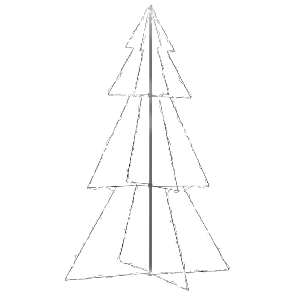 Albero di Natale a Cono 240 LED per Interni Esterni 118x180 cm 328583
