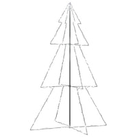 Albero di Natale a Cono 240 LED per Interni Esterni 118x180 cm 328583