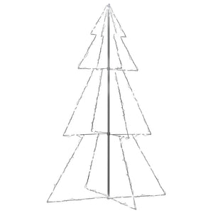 Albero di Natale a Cono 240 LED per Interni Esterni 118x180 cm 328583