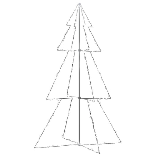 Albero di Natale a Cono 240 LED per Interni Esterni 118x180 cm 328583