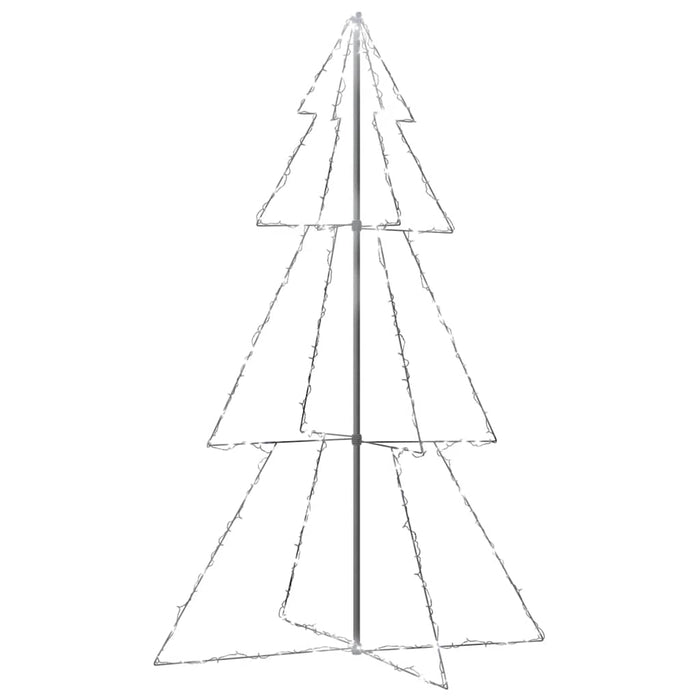 Albero di Natale a Cono 240 LED per Interni Esterni 118x180 cm 328583