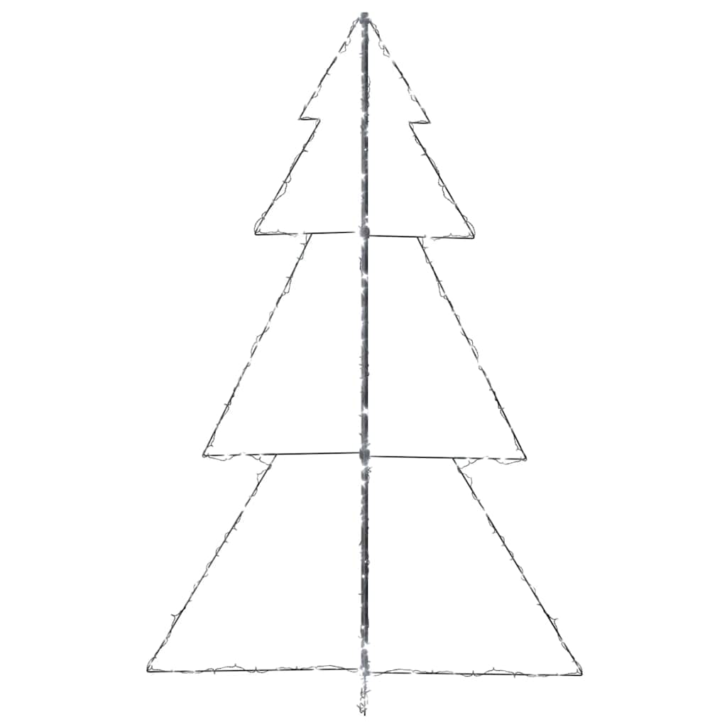 Albero di Natale a Cono 240 LED per Interni Esterni 118x180 cm 328583