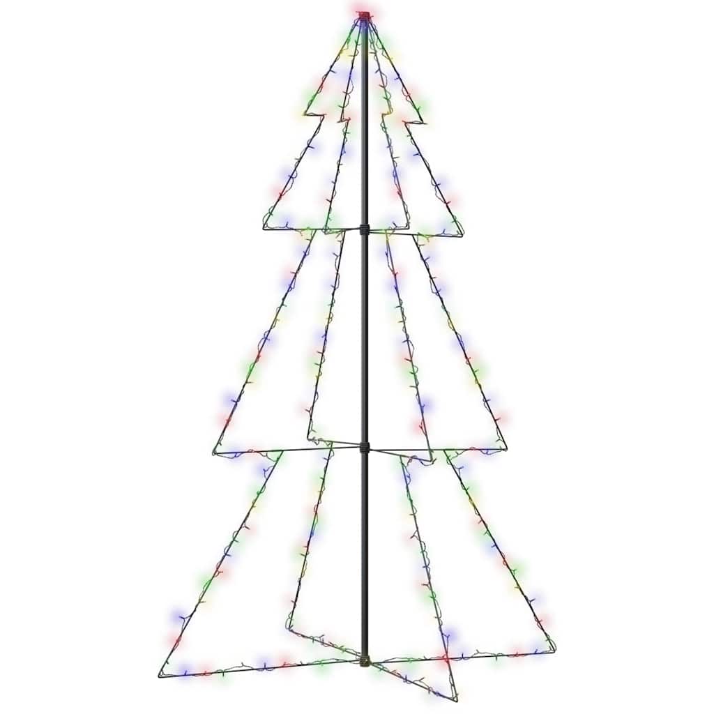 Albero di Natale a Cono 240 LED per Interni Esterni 118x180 cm 328585