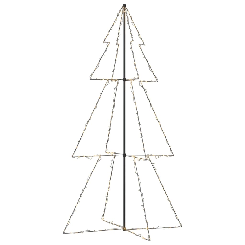 Albero di Natale a Cono 300 LED per Interni Esterni 120x220 cm 328586