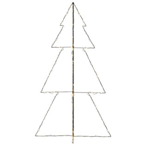 Albero di Natale a Cono 300 LED per Interni Esterni 120x220 cm cod mxl 26193