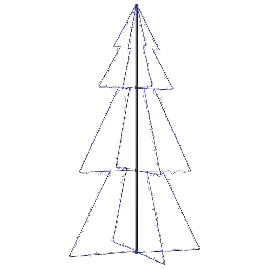 Albero di Natale a Cono 300 LED per Interni Esterni 120x220 cm 328589
