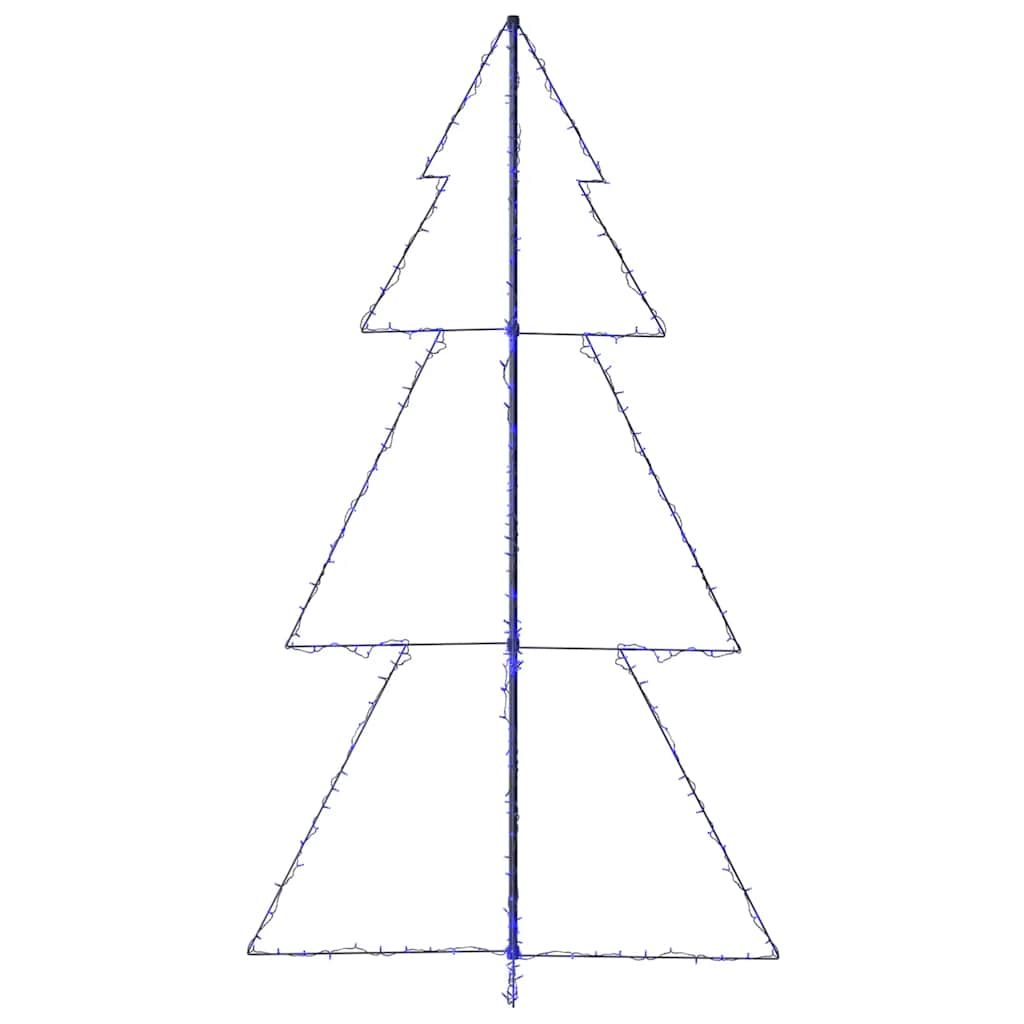 Albero di Natale a Cono 300 LED per Interni Esterni 120x220 cm 328589