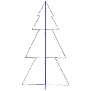 Albero di Natale a Cono 300 LED per Interni Esterni 120x220 cm 328589