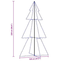 Albero di Natale a Cono 300 LED per Interni Esterni 120x220 cm cod mxl 26875