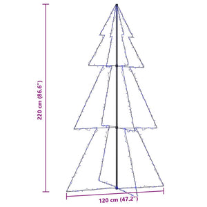 Albero di Natale a Cono 300 LED per Interni Esterni 120x220 cm cod mxl 26875