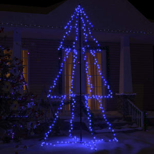 Albero di Natale a Cono 300 LED per Interni Esterni 120x220 cm cod mxl 26875