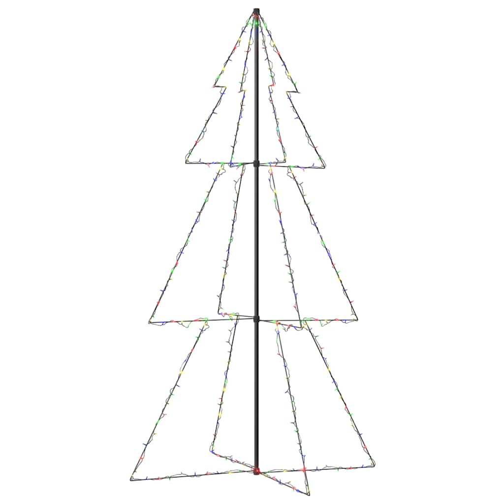 Albero di Natale a Cono 300 LED per Interni Esterni 120x220 cm 328590