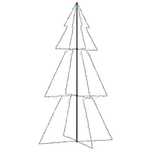 Albero di Natale a Cono 300 LED per Interni Esterni 120x220 cm 328590