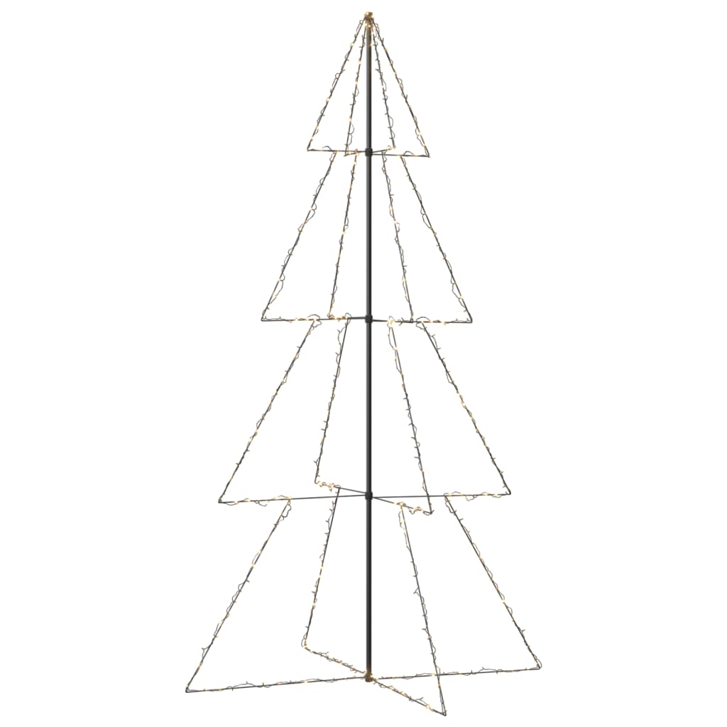 Albero di Natale a Cono 360 LED per Interni Esterni 143x250 cm 328591