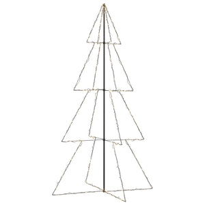 Albero di Natale a Cono 360 LED per Interni Esterni 143x250 cm 328591