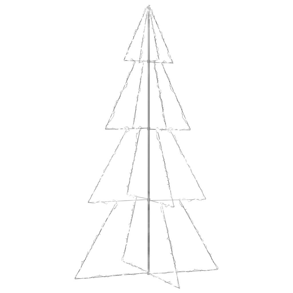 Albero di Natale a Cono 360 LED per Interni Esterni 143x250 cm 328593