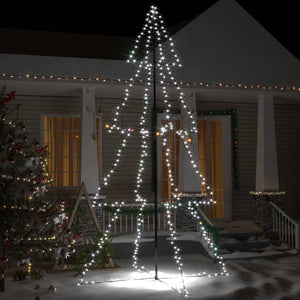 Albero di Natale a Cono 360 LED per Interni Esterni 143x250 cm cod mxl 25931