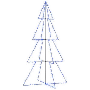Albero di Natale a Cono 360 LED per Interni Esterni 143x250 cm 328594