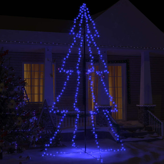 Albero di Natale a Cono 360 LED per Interni Esterni 143x250 cm cod mxl 25851