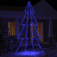 Albero di Natale a Cono 360 LED per Interni Esterni 143x250 cm 328594