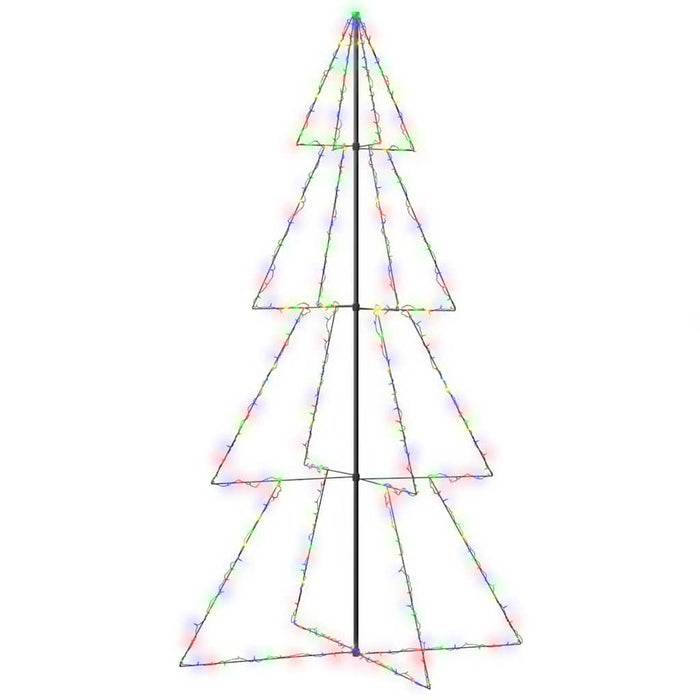 Albero di Natale a Cono 360 LED per Interni Esterni 143x250 cm 328595