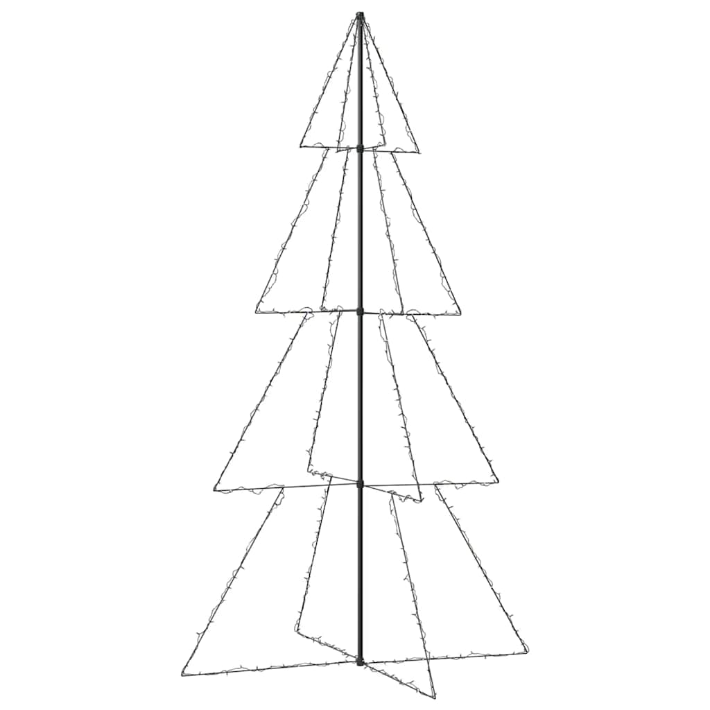 Albero di Natale a Cono 360 LED per Interni Esterni 143x250 cm 328595