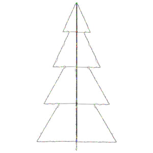 Albero di Natale a Cono 360 LED per Interni Esterni 143x250 cm 328595