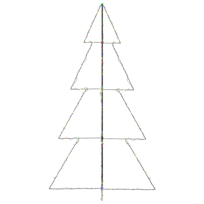 Albero di Natale a Cono 360 LED per Interni Esterni 143x250 cm 328595