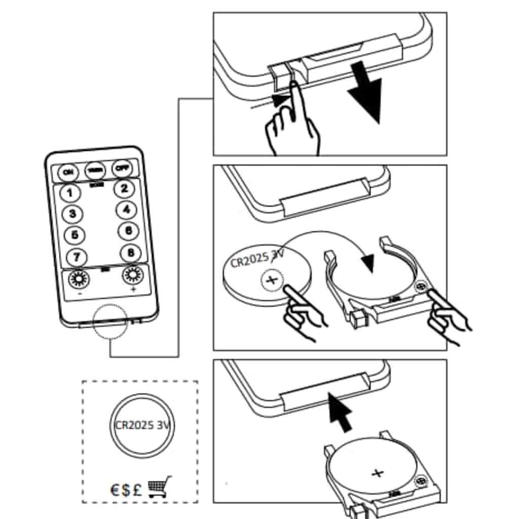 Luci Fatate Stella e Luna con Telecomando 345 LED Bianco Caldo 328798
