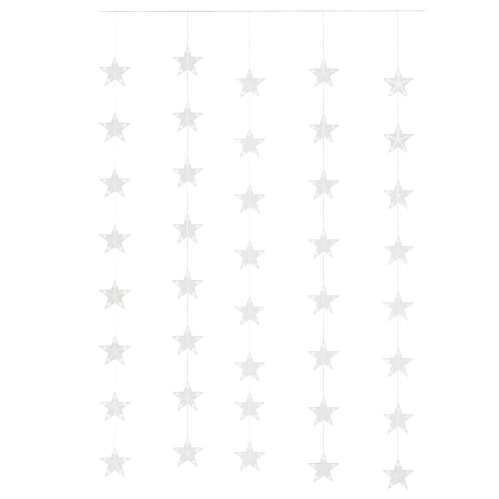 Luci Fatate a Stella a LED 200 LED Bianco Caldo 8 Funzioni 328802