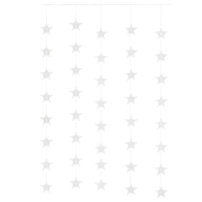 Luci Fatate a Stella a LED 200 LED Bianco Caldo 8 Funzioni 328802