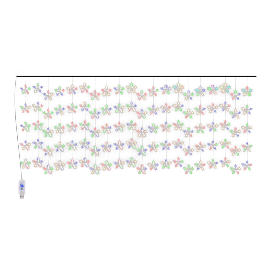 Luci Fatate a Stella a LED 500 LED Colorati 8 Funzioni 328809