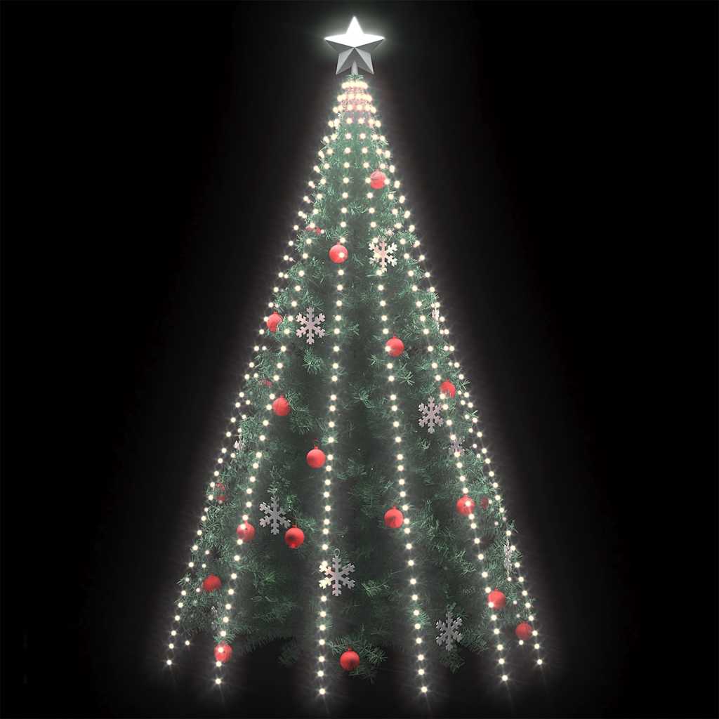 Luci per Albero 500 LED Bianco Freddo 500 cm Interno Esterno cod mxl 40710