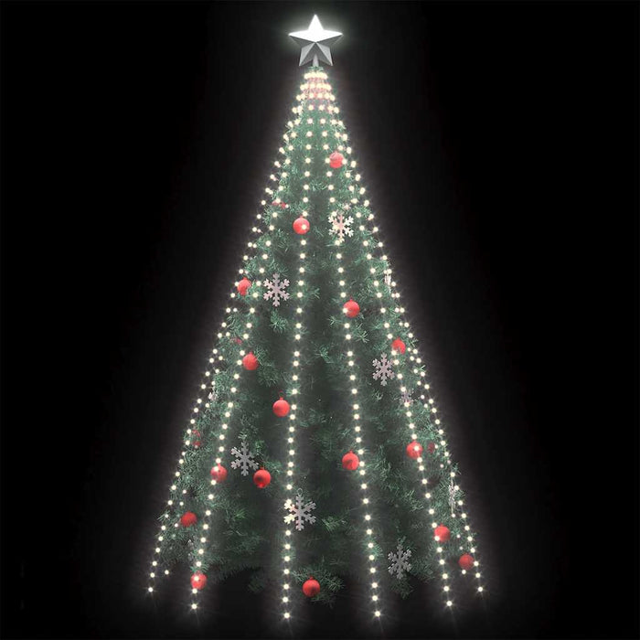 Luci per Albero 500 LED Bianco Freddo 500 cm Interno Esterno cod mxl 40710