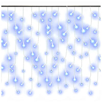 Luci a Ghiaccioli a LED 10 m 400 LED Blu 8 Funzioni 328913