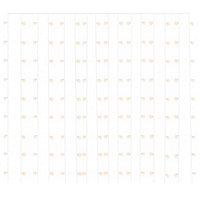 Tenda Luci a Ghiaccioli 3x3m 300 LED Bianco Caldo 8 Funzioni 328925