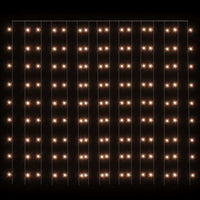 Filo di Luci Fatate a LED 3x3m 300 LED Bianco Caldo 8 Funzioni cod mxl 47028