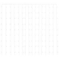 Tenda Luci a Ghiaccioli 3x3m 300 LED Bianco Freddo 8 Funzioni 328928