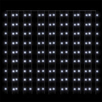 Tenda Luci a Ghiaccioli 3x3m 300 LED Bianco Freddo 8 Funzioni 328928