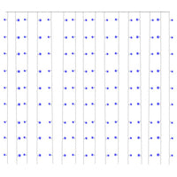 Tenda Luci a Ghiaccioli 3x3m 300 LED Blu 8 Funzioni 328930