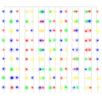 Tenda Luci a Ghiaccioli 3x3m 300 LED Colorati 8 Funzioni 328932