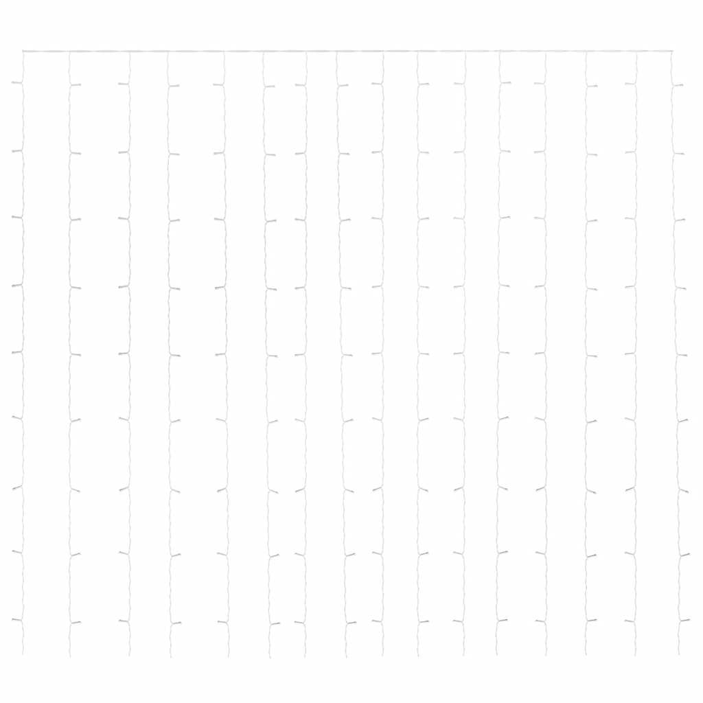 Tenda Luci a Ghiaccioli 3x3m 300 LED Colorati 8 Funzioni 328932