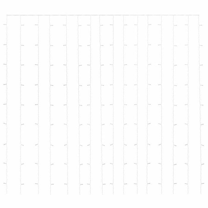 Tenda Luci a Ghiaccioli 3x3m 300 LED Colorati 8 Funzioni 328932