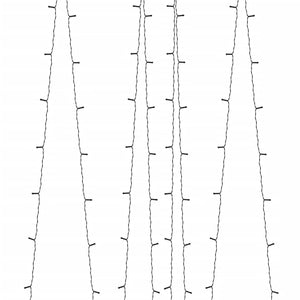 Luci Solari Fatate 2 pz 2x200 LED Blu per Interni Esterni cod mxl 41701