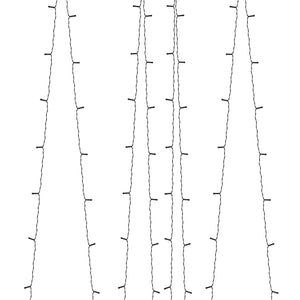 Luci Solari Fatate 5 pz 5x200 LED Blu Interni Esterni 328953