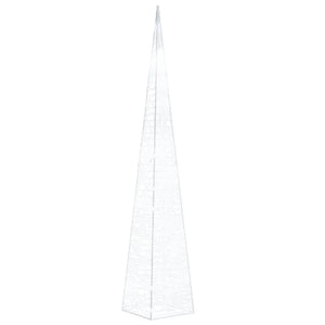 Cono di Luce LED Acrilico Decorativo Bianco Freddo 60 cm 328956